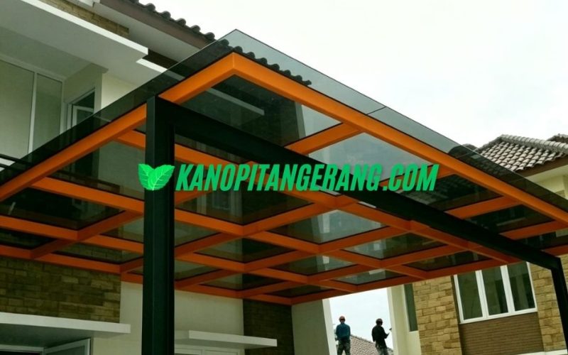 Kanopi Kaca Garasi