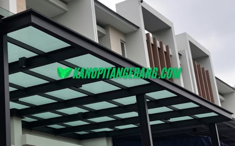 Kanopi Kaca rangka wf150
