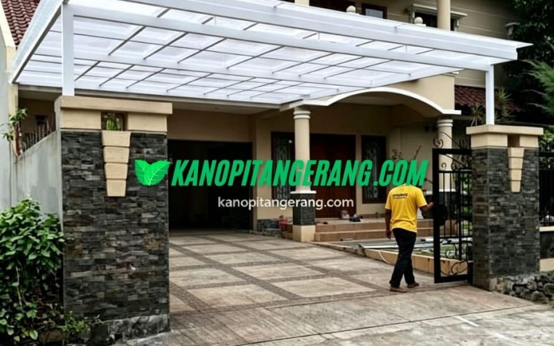 Kanopi Kaca Carport Minimalis