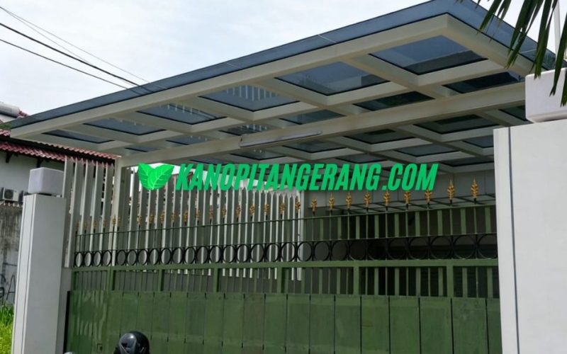 Canopy Kaca Euro Gray