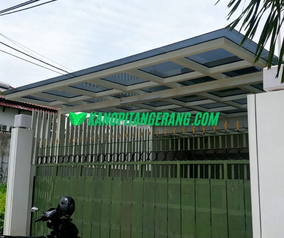 Canopy Kaca Euro Gray