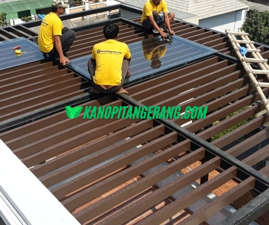 Canopy Kaca Laminated