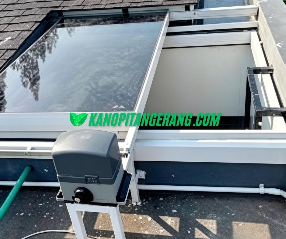 Kanopi Kaca Void Sliding